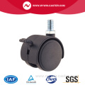 40mm PA Thread Stem Furniture Caster With Brake